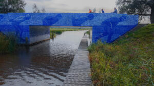 Jan Thijssen Foto 2 Viaduct blauw